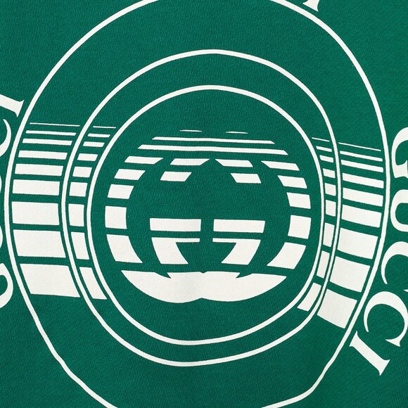 Gucci Forest Cotton Interlocking G Logo Sweatshirt - Picture 7 of 13